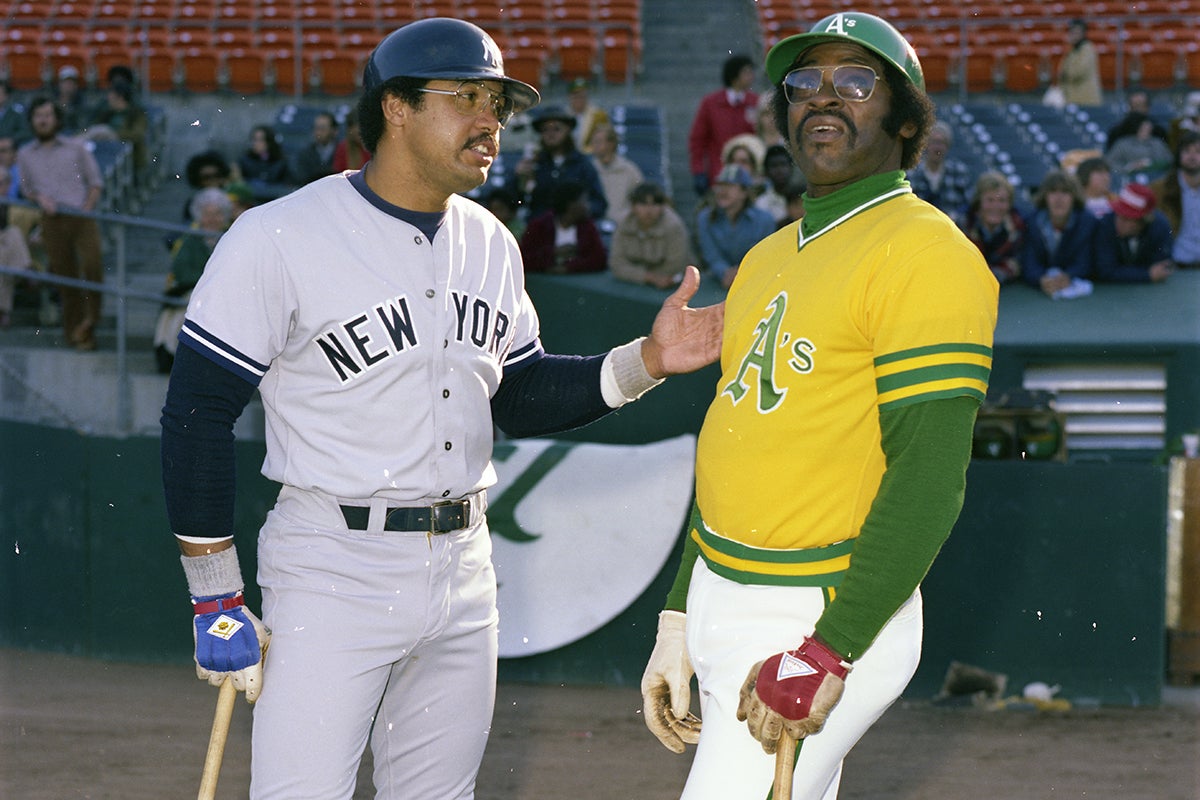 Reggie Jackson and Dick Allen